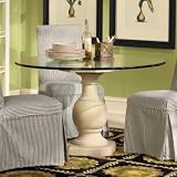 Ballard Designs Baluster Base with Glass Antique White 513mhSpVUsL. SL160 Ballard Designs Baluster Base with Glass Antique White