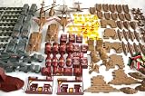 150 Pc Full Military Accessories Tank Signs Fence Bombs