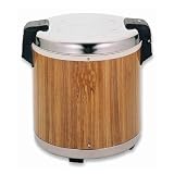 Excellanté Wood Grain 50 Cup Rice Warmer