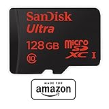 SanDisk 128GB microSDXCカード (スピードクラス Class10, UHS-I, 最大転送速度: 48MB/s)