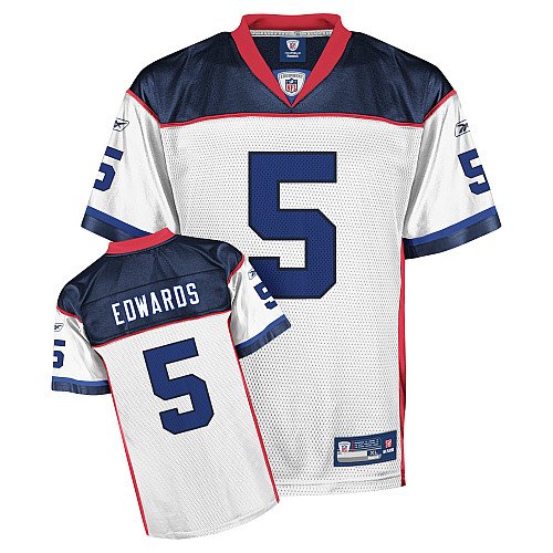 Reebok Buffalo Bills Trent Edwards Youth Replica White Jersey Large