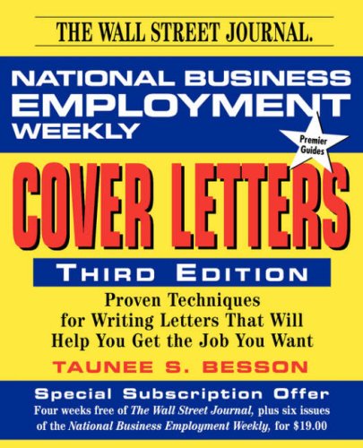 Cover Letters (National Business Employment Weekly Career Guides)