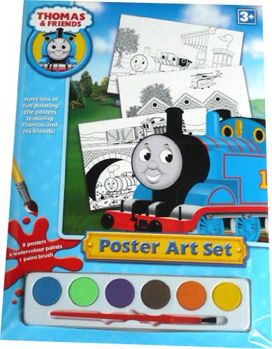 Thomas The Tank Engine Painting Poster Art Set