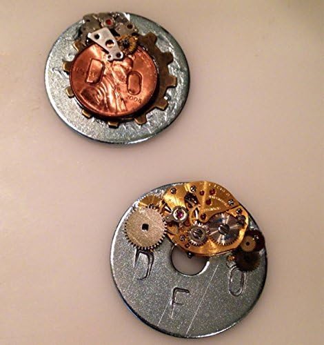 Custom steampunk golf ball markers