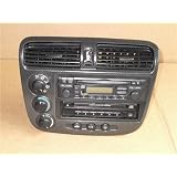01-05 HONDA CIVIC CARBON FIBER RADIO BEZEL 6 CD PLAYER (MADDBUYS) 