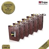 6x Trojan L16RE-2V Renewable Energy 2V Deep Cycle Battery 1110Ah