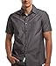 Cariloha Men's Crazy Soft Button Down Short Sleeve Shirt - Viscose From Bamboo