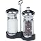 Trudeau Mini Acrylic/Mirror Salt and Pepper Shakers - 4.5