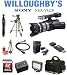 Sony NEX-VG20 Interchangeable Lens HD Handycam Camcorder (Black) + Sony E-Mount 18-200mm f/3.5-6.3 Zoom Lens + Sony NP-FV70 Rechargeable Camcorder Battery Pack + LEXSpeed 64GB SDHC Memory Card + Sunpak VL-LED-96 Compact Video Light + Sunpak Heavy Duty Mon-Tripod + 3pc Multi-Coated Filter Kit + Deluxe Camera Bag Plus Bonus Sunpak Solar Flashlight & Charger & Much More! Willoughby's Est. 189