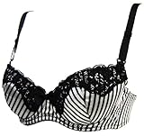 ローズマダム rosemadame 授乳ブラ マタニティ ブラジャー ワイヤー入り サテンストライプ (ギャルママ) 単品 (C80, ホワイト) 101...