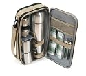 Luxury Flask Pack for Two - Forest Green