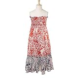 Red, Blue And White Trapeze Dress (Petite, Tall & Misses Sizes XS-3X)