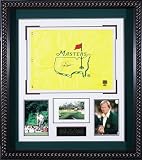 Jack Nicklaus - Signed & Framed - Six Time Masters Champion - Masters Flag Commemorative Display