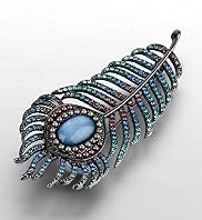 125 Years Peacock Feather Brooch