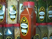 PAPRIKA SWEET FRESHLY PACKED IN LARGE JARS, spices, herbs, seasonings