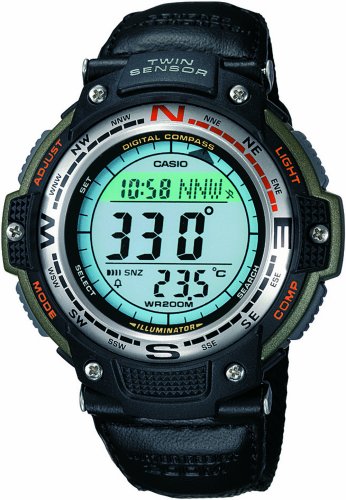 Casio Men's Digital Compass Twin Sensor Sport Watch #SGW100B-3V
