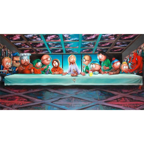 South Park: Last Supper in South Park Fine Art Print