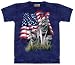 Wolf Flag T-shirt 100% Cotton ADULTS Short Sleeve Shirt