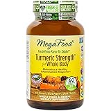 MegaFood - Turmeric Strength for Whole Body, Supports Healthy Aging, 60 Tablets (Premium Packaging)