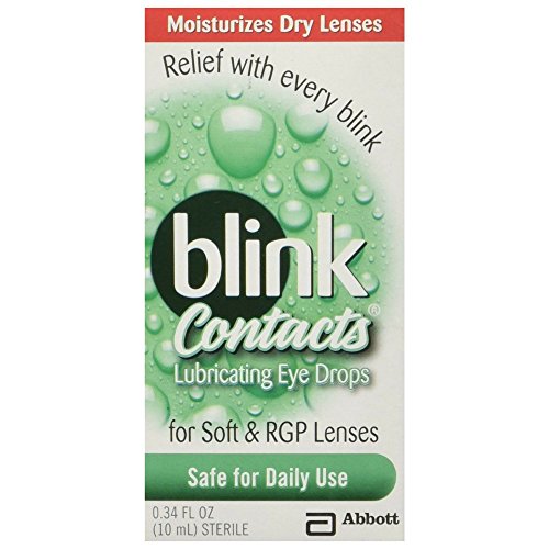 blink Contacts Lubricating Eye Drops 10 mL (Pack of 2)