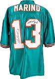 Dan Marino Autographed Jersey | Details: Miami Dolphins, Teal, Custom, with "1984 NFL MVP" Inscription