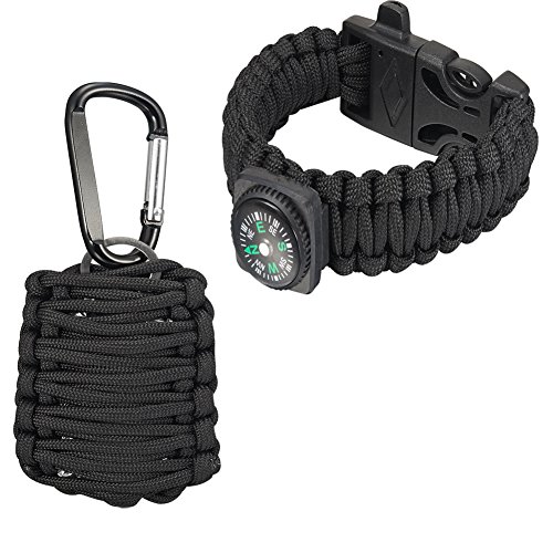 10 in 1 survival kit bracelet Clearance