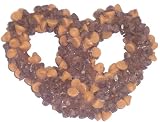 Scott's Cakes 1 lb. Milk Chocolate Covered Pretzels with Chocolate Chips & Peanut Butter Chips in a Small Easter Basket Tin