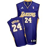 Kobe Bryant Los Angeles Lakers Purple Replica Adidas NBA Jersey