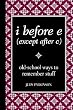 i before e (except after c)