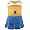 adidas UCLA Bruins Light Blue Youth Two-Piece Cheerleader Dress