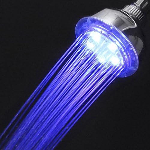 LED Multi-color RGB Automatic Temperature Sensor Bath Top Shower (Multi-color)