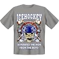 Fun T-Shirt - Icehockey separates the men ...