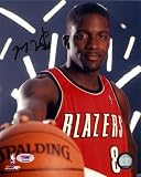 Martell Webster Autographed/Hand Signed Portland Trail Blazers 8x10 Photo PSA/DNA