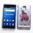 Samsung Infuse 4G I997 (AT&T) Rubberized Snap On Protector Hard Case "Sweethearts" Design