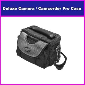 Deluxe Digital Camera Camcorder Case for Nikon Coolpix L20, L21, L22, L100, L110, S70,... by 