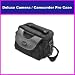 Deluxe Digital Camera/Camcorder Case for The Sony Sony DSLR-A200 A300 A350 A100 A700 A700 A900 A230 A330 A750 Alpha NEX-3 Alpha NEX-5 DSC-HX1 DSC-H7 DSC-H9 DSC-H10 DSC-H5 DSC-H50 Digital Cameras