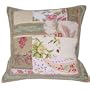 French Old World Design Patchwork pillow cover with insert