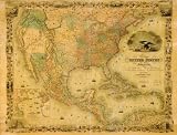 Wallpaper Blonder the Ultimate Mural Book Map of 1849 Poster UMB91112