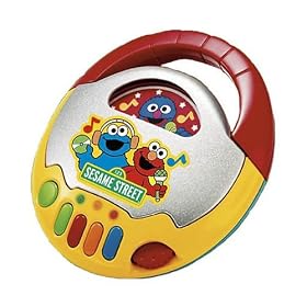 Sesame Street Talking Cd Player Ernie and Cookie Monster by Fisher-Price