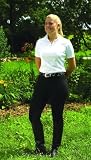 Perri's Leather Ladies Pull-On Knee Patch Breech