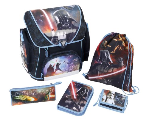 Undercover SW12825 - Scooli Schulranzen Set Campus, Star Wars, 5-teilig