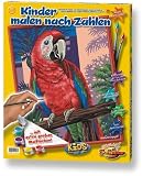 Schipper 60 917 0477 - Malen nach Zahlen, Jakob, der Papagei - Kids, 40x50 cm