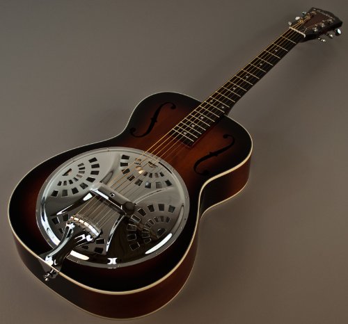 NEW WASHBURN MAHOGANY SLIDE ACOUSTIC GUITAR