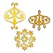 Sizzix Sizzlits Die Set 3PK - Decorative Accent & Flower Wreath Set by Dena Designs
