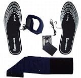 Ultrasport Thermosohle - patentierte Schuhheizung Set, flache Einlegesohlen - Größe 36-45
