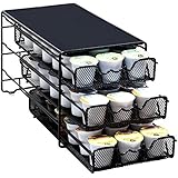 DecoBros 3 Tier Drawer Storage Holder 54 Keurig K-cup Coffee Pod
