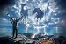 Summoning The Storm (Native American, Horses) Art Poster Print - 24 X 36