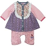 【H28年春物】 CHILD CHAMP(チャイルド チャンプ) 接結天竺×ドビーダンガリー スカート付カバーオール 60cm/PP NO.C-86161506