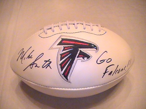Mike Smith Atlanta Falcons Signed Autographed Full Size Football Coa + Hologram