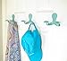 SmartHook ColorZ Garment Friendly Double Coat Hook (Each, Pastel Blue)